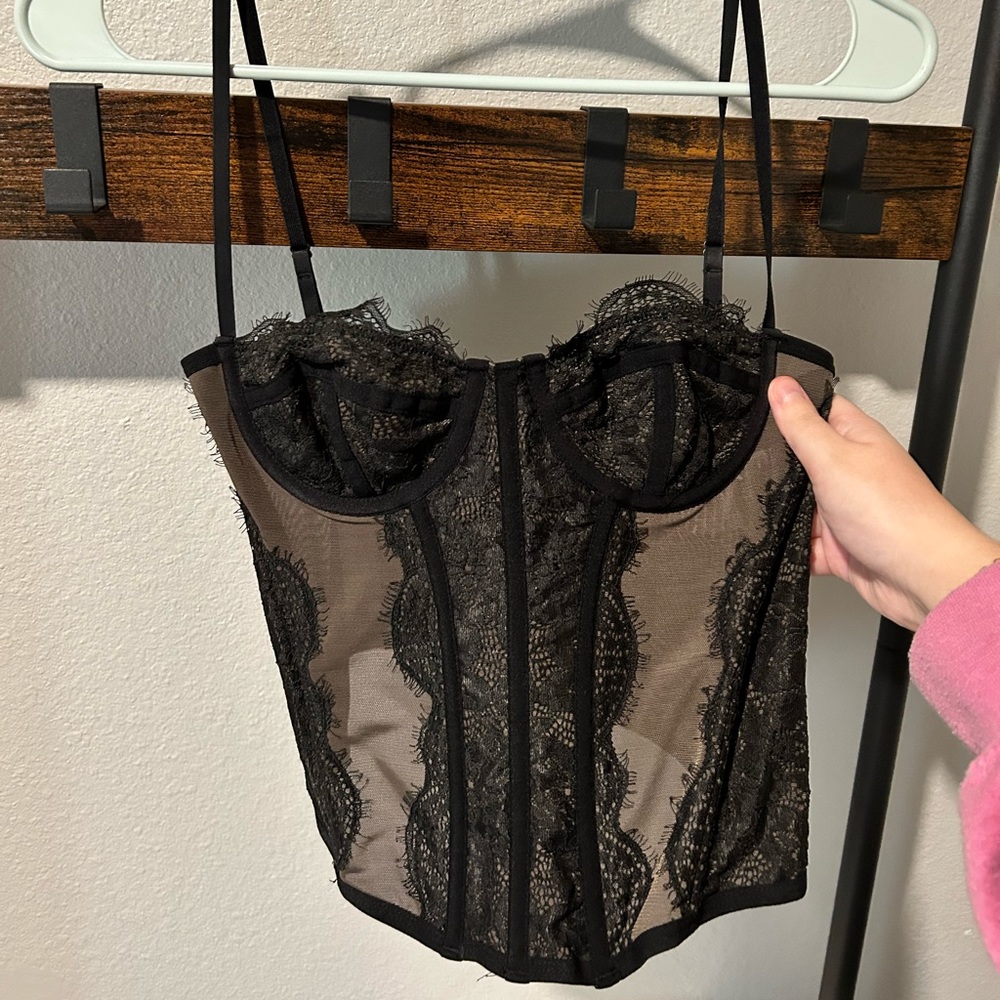 Black size med urban corset